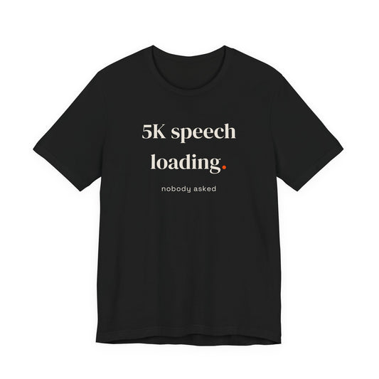 5K speech loading. nobody asked